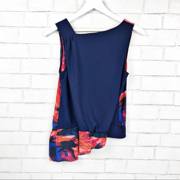 Anthropologie Leifsdottir Malva Floral Silk Tank 0 - Picture 4 of 6
